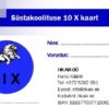 Süstakoolituse 10 x kaart – kahene süsta (kogu vajalik varustus hinnas)